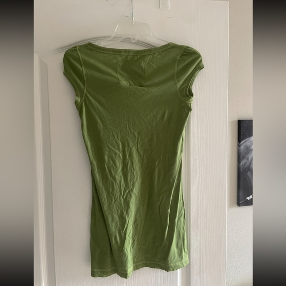 Abercrombie V Neck Tee - Vintage Green - Picture 5 of 6